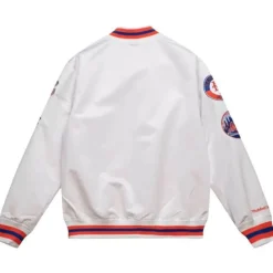 City Collection Lightweight Satin Jacket New York Mets