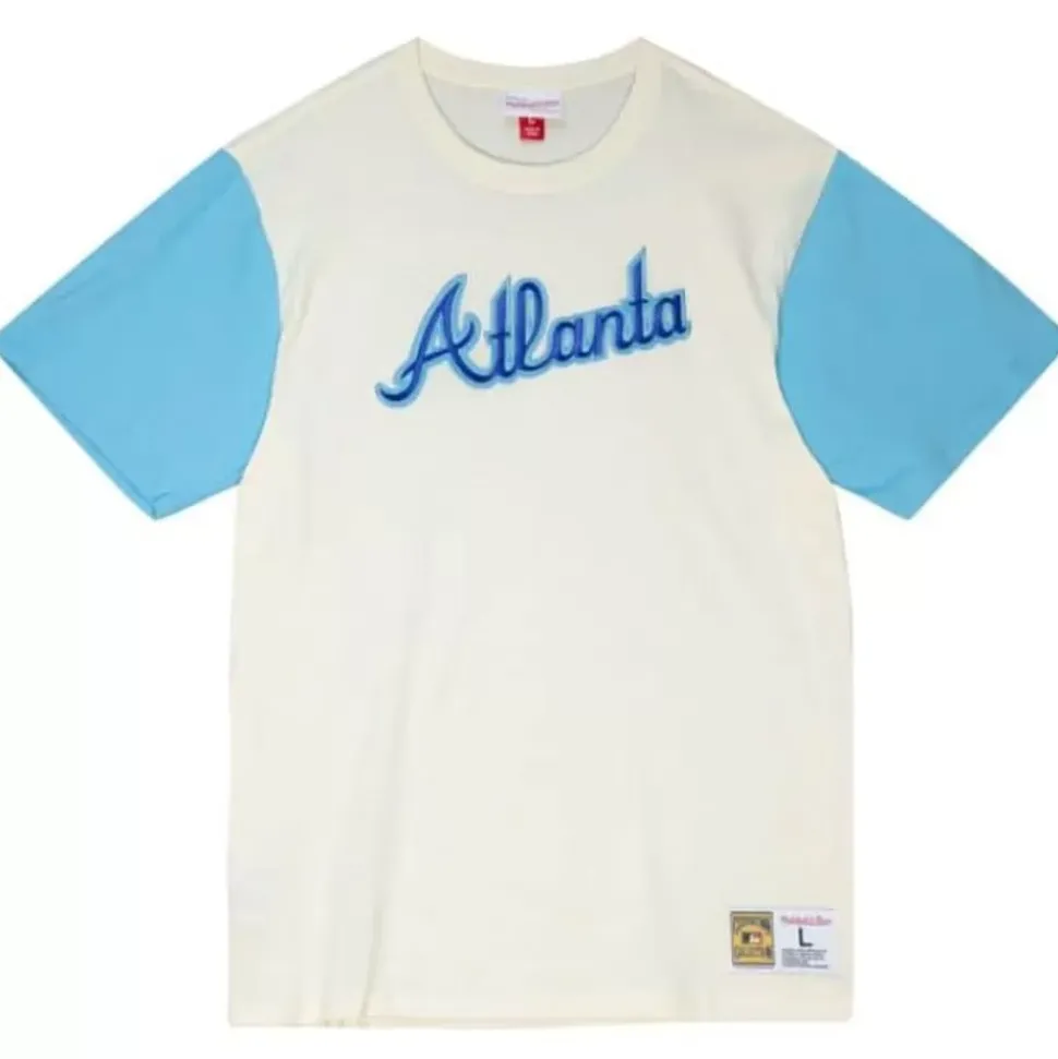 Color Blocked S/S Tee Atlanta Braves