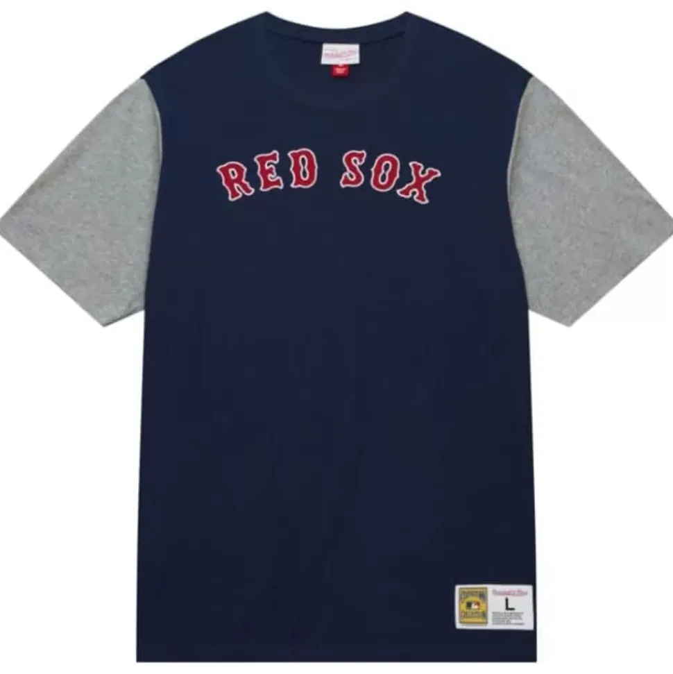 Color Blocked Ss Tee Boston Red Sox