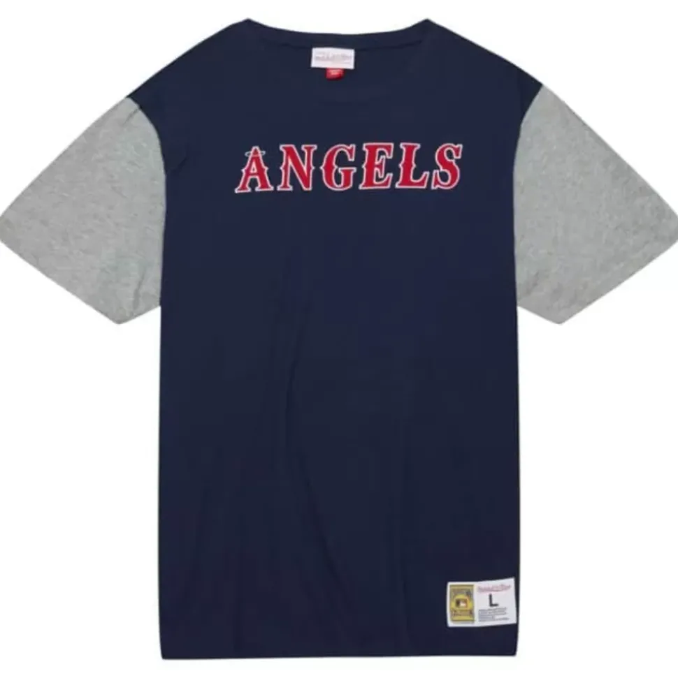 Color Blocked Ss Tee California Angels