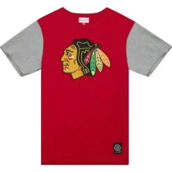 Color Blocked Ss Tee Chicago Blackhawks