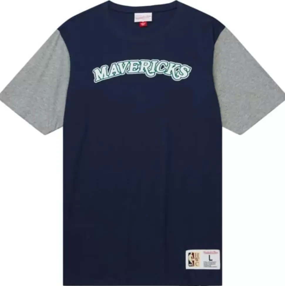 Color Blocked Ss Tee Dallas Mavericks