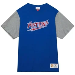 Color Blocked Ss Tee Detroit Pistons