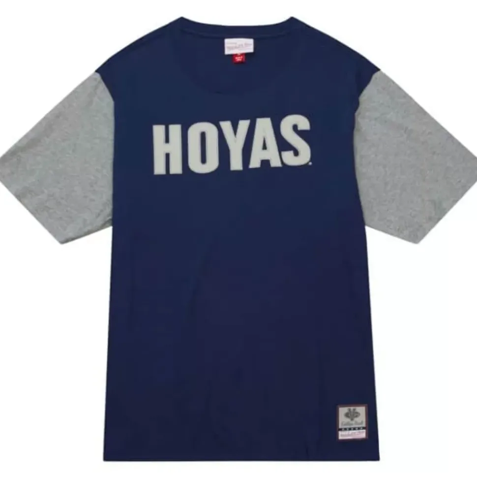 Color Blocked Ss Tee Georgetown University