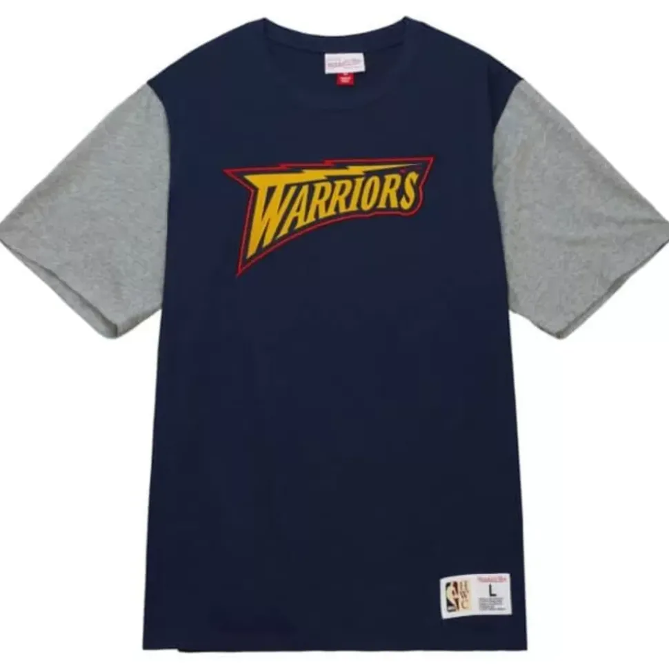 Color Blocked Ss Tee Golden State Warriors