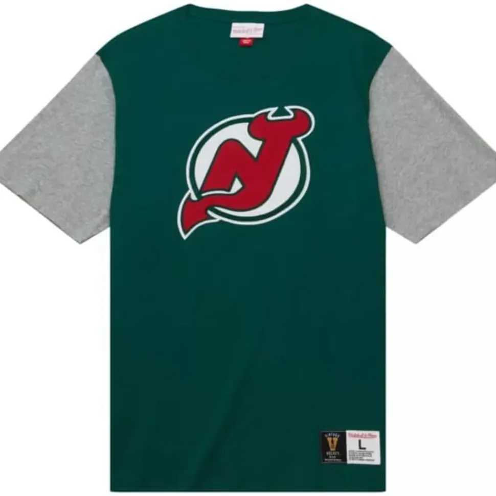 Color Blocked Ss Tee New Jersey Devils
