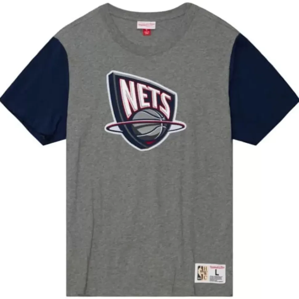 Color Blocked S/S Tee New Jersey Nets