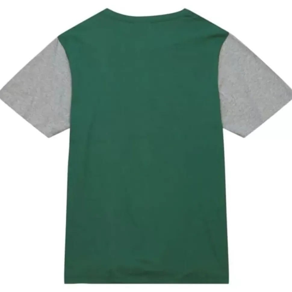 Color Blocked Ss Tee Oakland Athletics