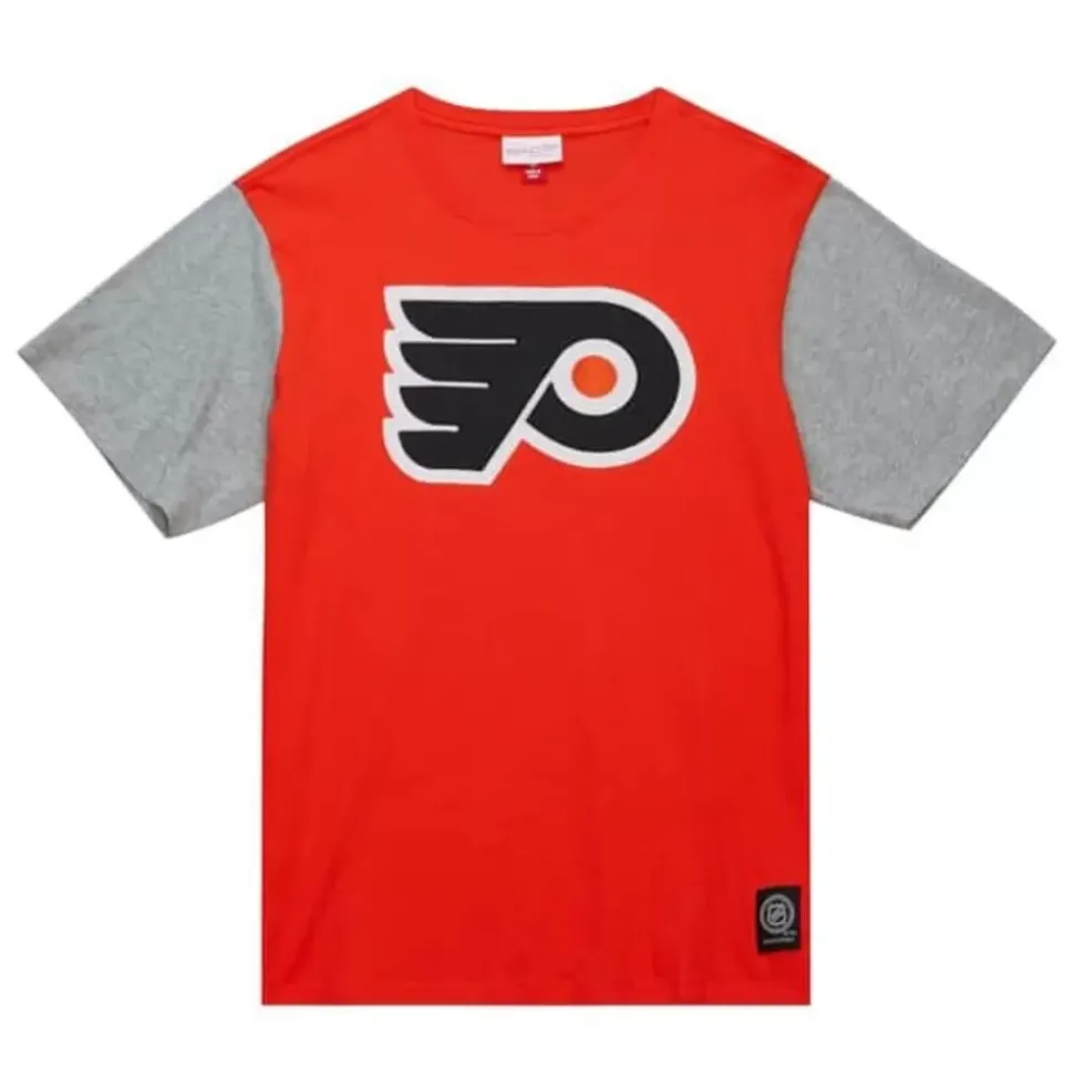 Color Blocked Ss Tee Philadelphia Flyers