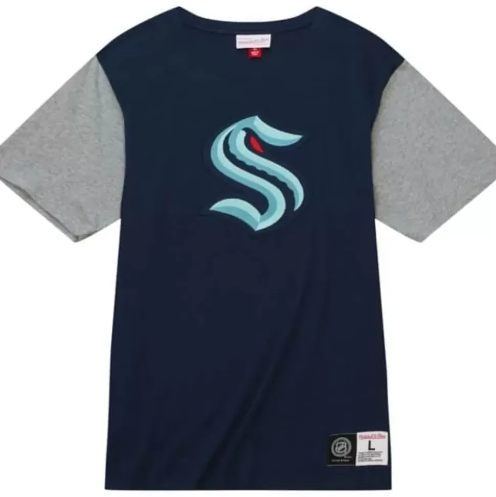 Color Blocked Ss Tee Seattle Kraken