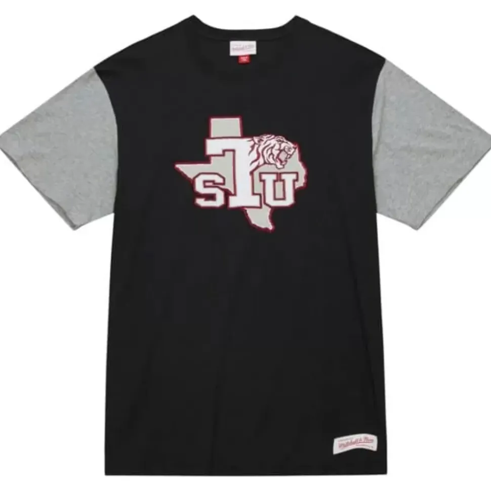Color Blocked Ss Tee Texas Southern University