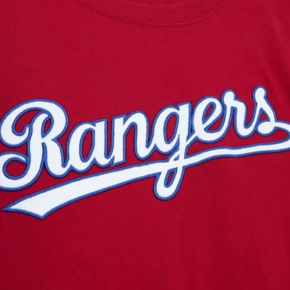 Color Blocked Ss Tee Texas Rangers