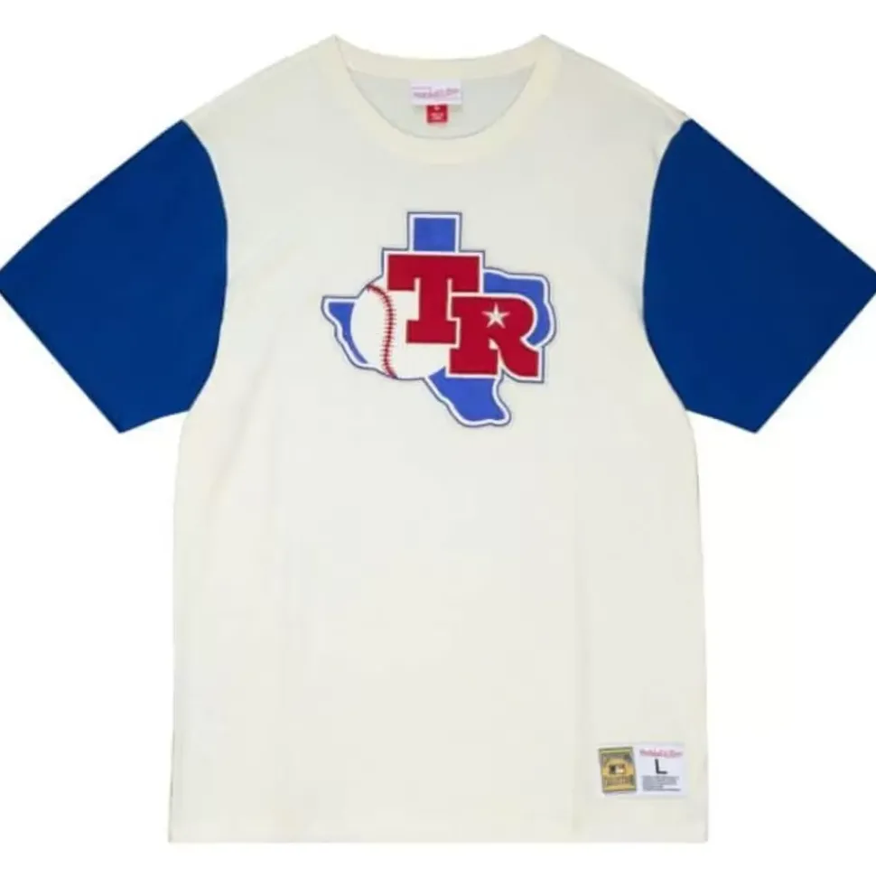 Color Blocked S/S Tee Texas Rangers