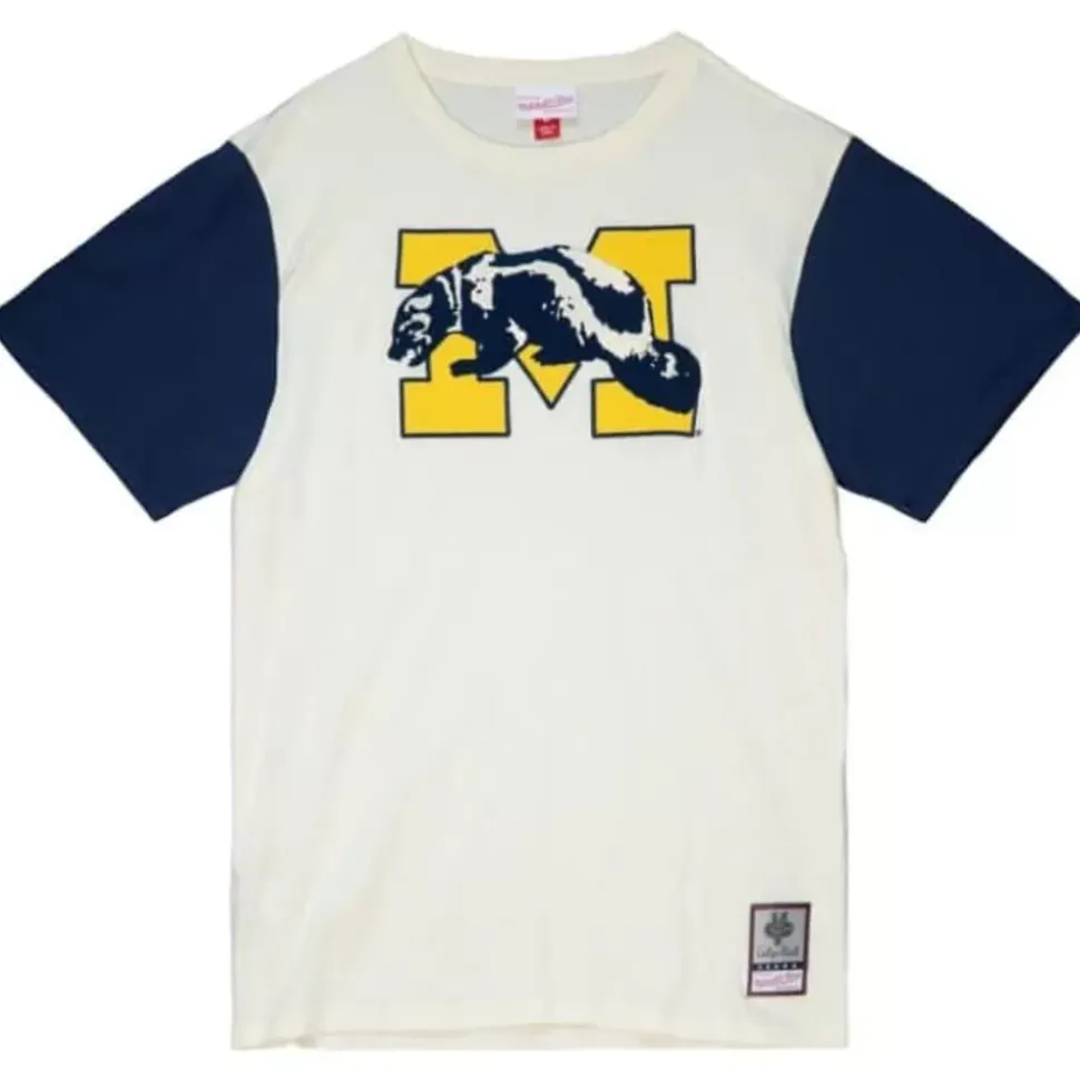 Color Blocked S/S Tee University Of Michigan