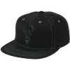 Contrast Stitch Snapback Milwaukee Bucks