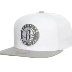 Cool Gray 7 Snapback Brooklyn Nets