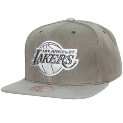 Cool Grey Snapback Los Angeles Lakers