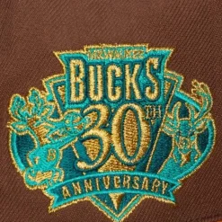 Copper Top Fitted Hwc Milwaukee Bucks