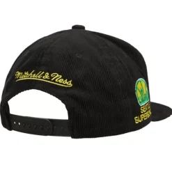 Cord Script Snapback Hwc Seattle Supersonics