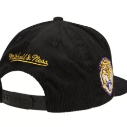 Cord Script Snapback Louisiana State University