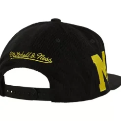 Cord Script Snapback University Of Michigan