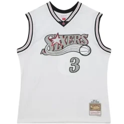 Cracked Cement Swingman Allen Iverson Philadelphia 76Ers 2000-01 Jersey
