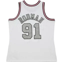 Cracked Cement Swingman Dennis Rodman Chicago Bulls 1997-98 Jersey