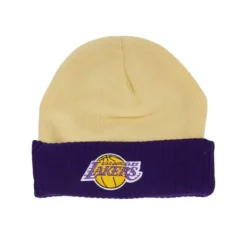 Cream Side Patch Knit Hwc Los Angeles Lakers
