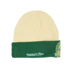 Cream Side Patch Knit Hwc Seattle Supersonics