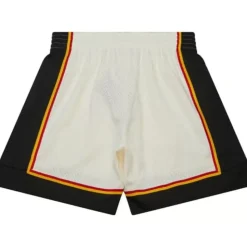 Cream Swingman Shorts Detroit Pistons 1998