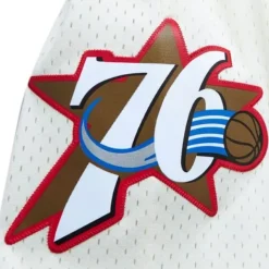 Cream Swingman Shorts Philadelphia 76Ers 2000