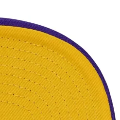 Cream Team Fitted Hwc Hat Los Angeles Lakers