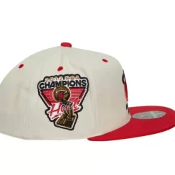Cream Team Fitted Hwc Hat Miami Heat