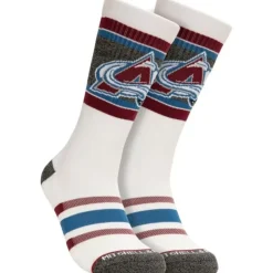 Cross Bar Crew Socks Colorado Avalanche