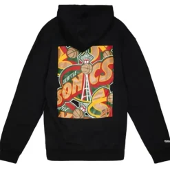 Cut Up Hoody Seattle Supersonics