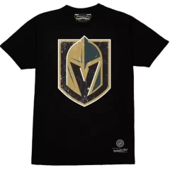 Distressed Basic Logo 1 Tee Vegas Golden Knights