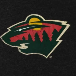 Distressed Logo Hoody Minnesota Wild