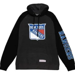 Distressed Logo Hoody New York Rangers
