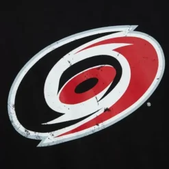 Distressed Logo Ls Tee Carolina Hurricanes