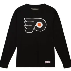 Distressed Logo Ls Tee Philadelphia Flyers