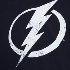 Distressed Logo Ls Tee Tampa Bay Lightning