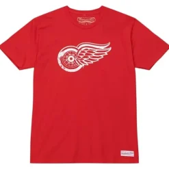 Distressed Logo Tee Detroit Red Wings