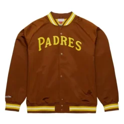 Double Clutch Lightweight Satin Jacket San Diego Padres