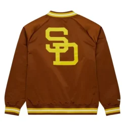 Double Clutch Lightweight Satin Jacket San Diego Padres