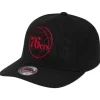 Double Triple Classic Red Snapback Philadelphia 76Ers