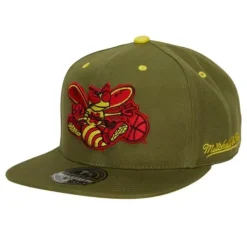 Dusty Olive Fitted Hwc Charlotte Hornets