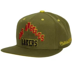 Dusty Olive Fitted Hwc Los Angeles Lakers