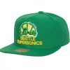Embroidery Glitch Snapback Hwc Seattle Supersonics