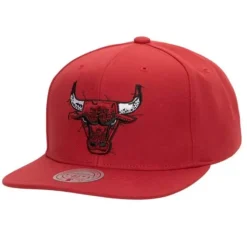 Embroidery Glitch Snapback Chicago Bulls