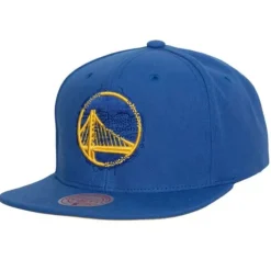 Embroidery Glitch Snapback Golden State Warriors